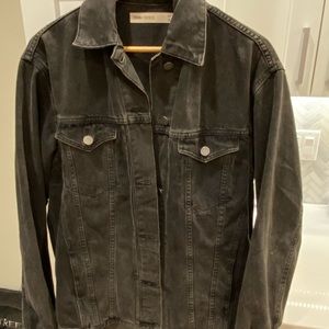 ASOS Women’s oversized washed black denim jacket